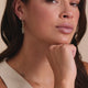 Triple Paperclip Drop Earrings