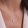 14 Karat Gold Heart Pendant Necklace - 4