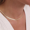 585er Gold Herringbone Gliederhalskette - 4