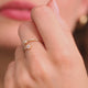 Zirkonia Offener Spiral Ring