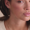 14 Karat Gold Coin Pull Through Drop Earrings - 4
