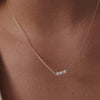 14 Karaat Goud Geschakelde Parel Ketting - 4