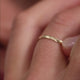Hammered Stacker Ring