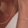 14 Karaat Goud Figaro Schakelketting - 4