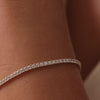 14 Karaat Goud Zirkonia Tennisarmband (18.5mm) - 4
