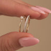 14 Karat Gold with Diamond Four Prong Diamond Solitary Ring (0.10 ct) - 4