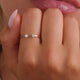 Cubic Zirconia Open Stacker Ring